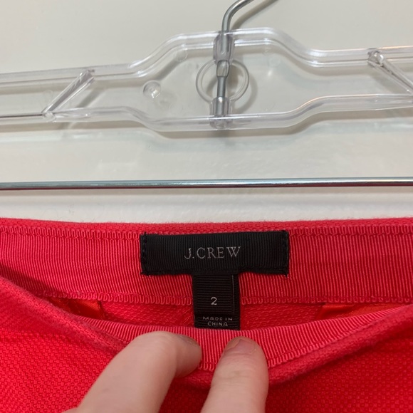 J. Crew Pink Pleated Shorts in Cotton Pique - Picture 6 of 7